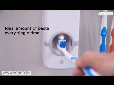 Distributeur De Dentifrice Avec Porte Brosse À Dents Diseeth Innovagoods 8435527823627