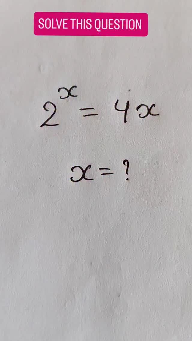 SOLVE THIS QUESTION . . . . #maths #mathematics #mathquiz #trendingreel ...
