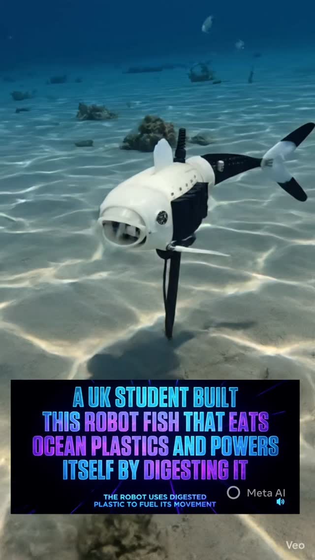 UK design student has created a robotic fish named Gilbert that is ...