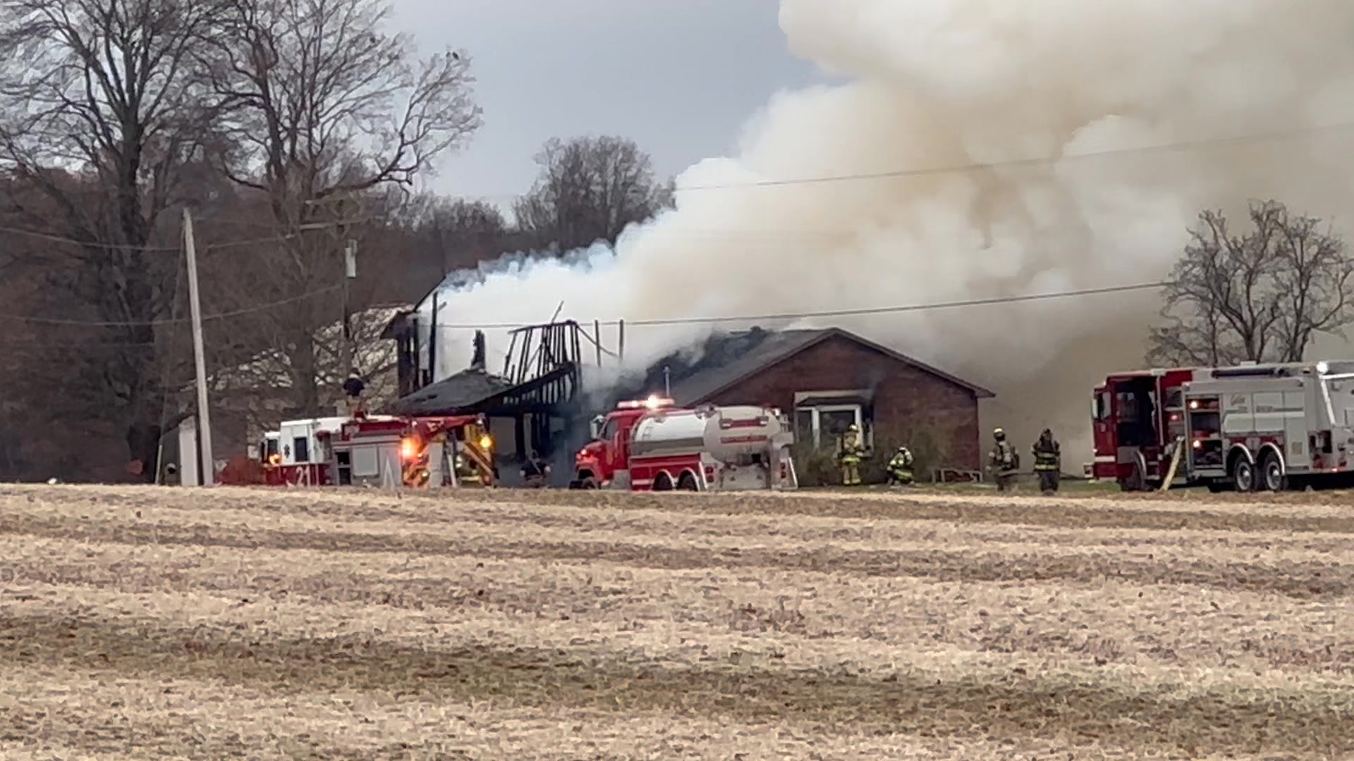 Active structure fire on Lime Road. We have crews on the scene with ...