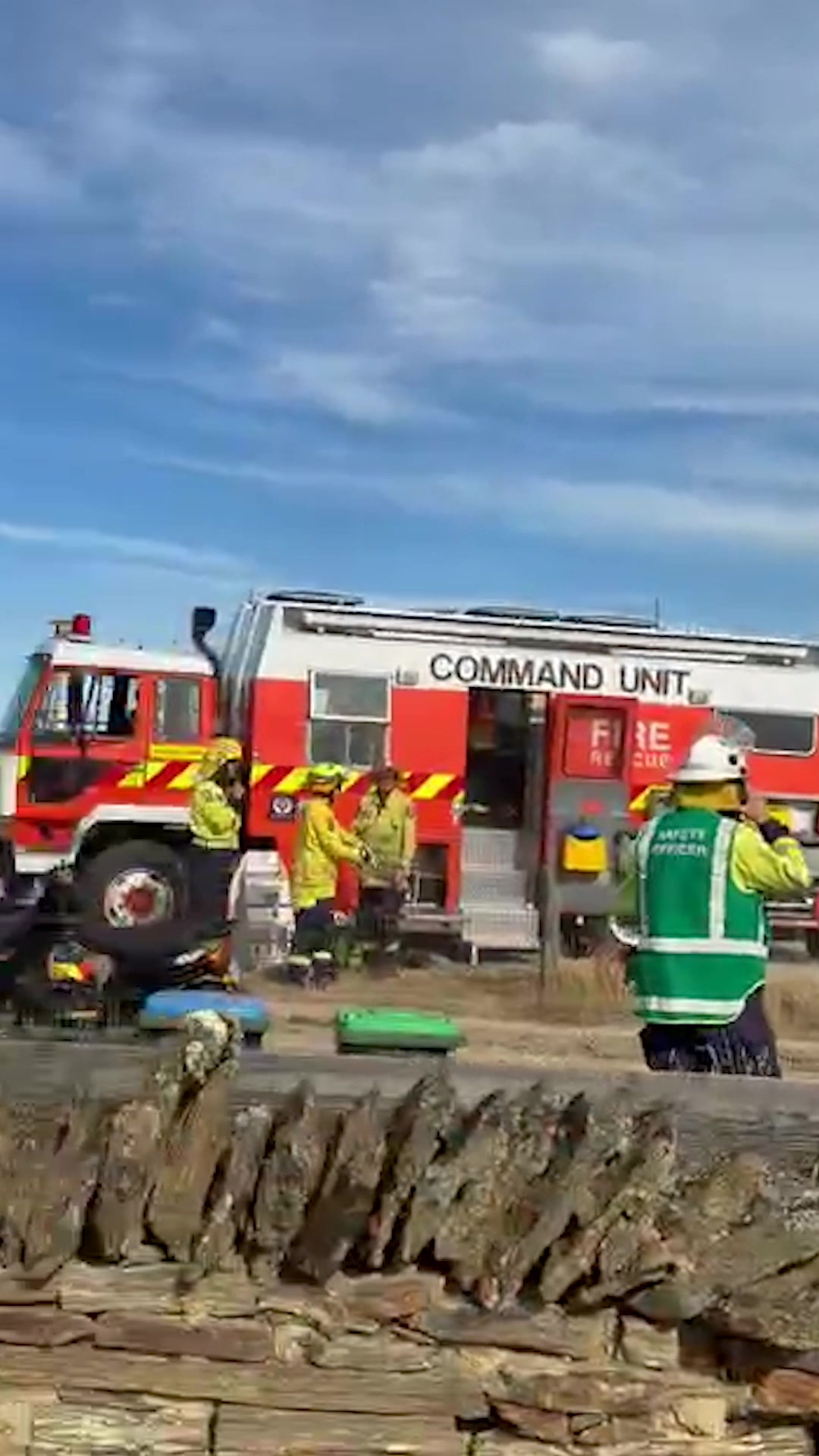 #WATCH | FENZ was called to a large grass fire that was threatening ...