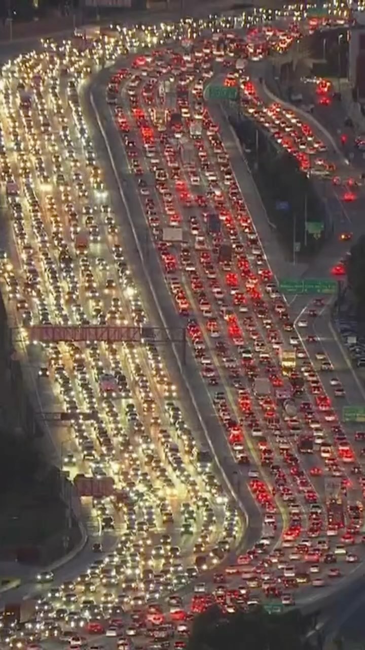 The annual shot of #LosAngeles #traffic pre #Thanksgiving. It's