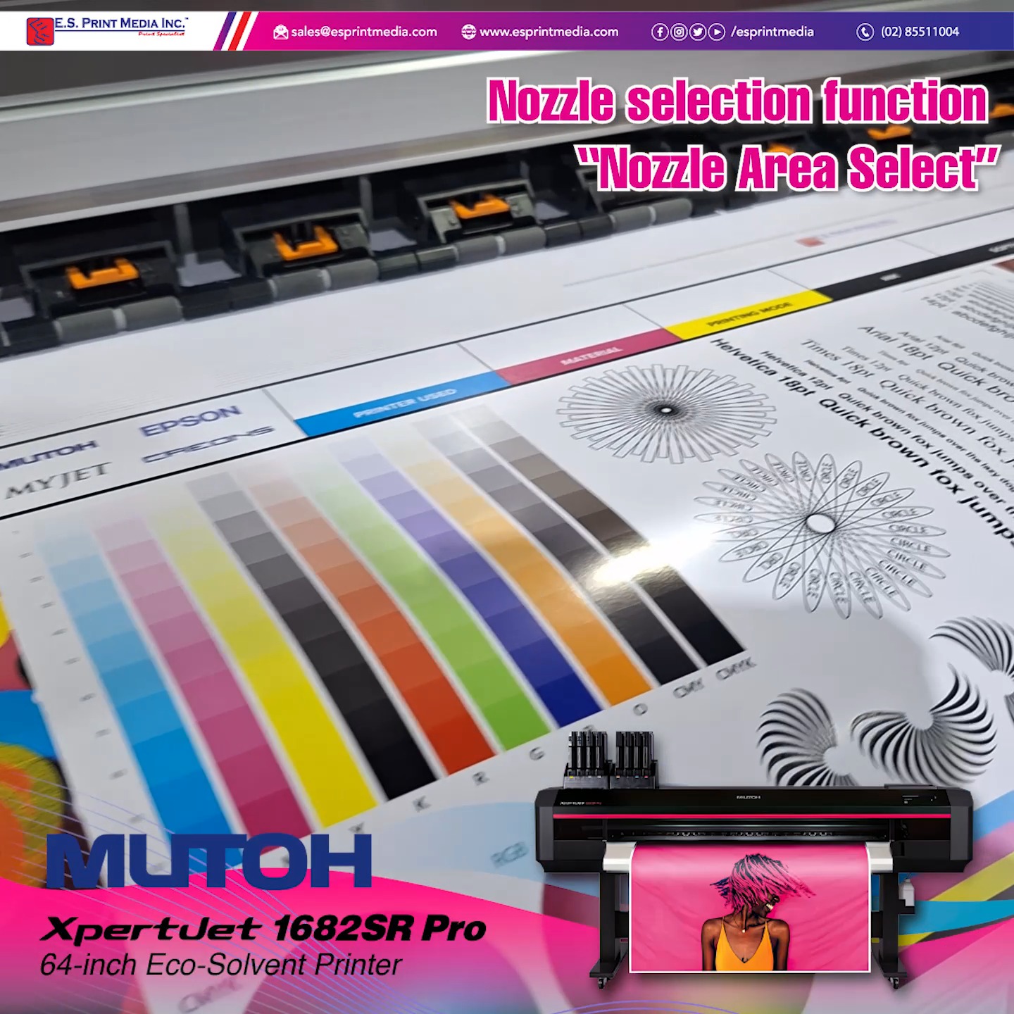 The XpertJet 1682SR Pro ♦️♦️♦️(Eco-Solvent Printer)♦️♦️♦️ The MUTOH ...