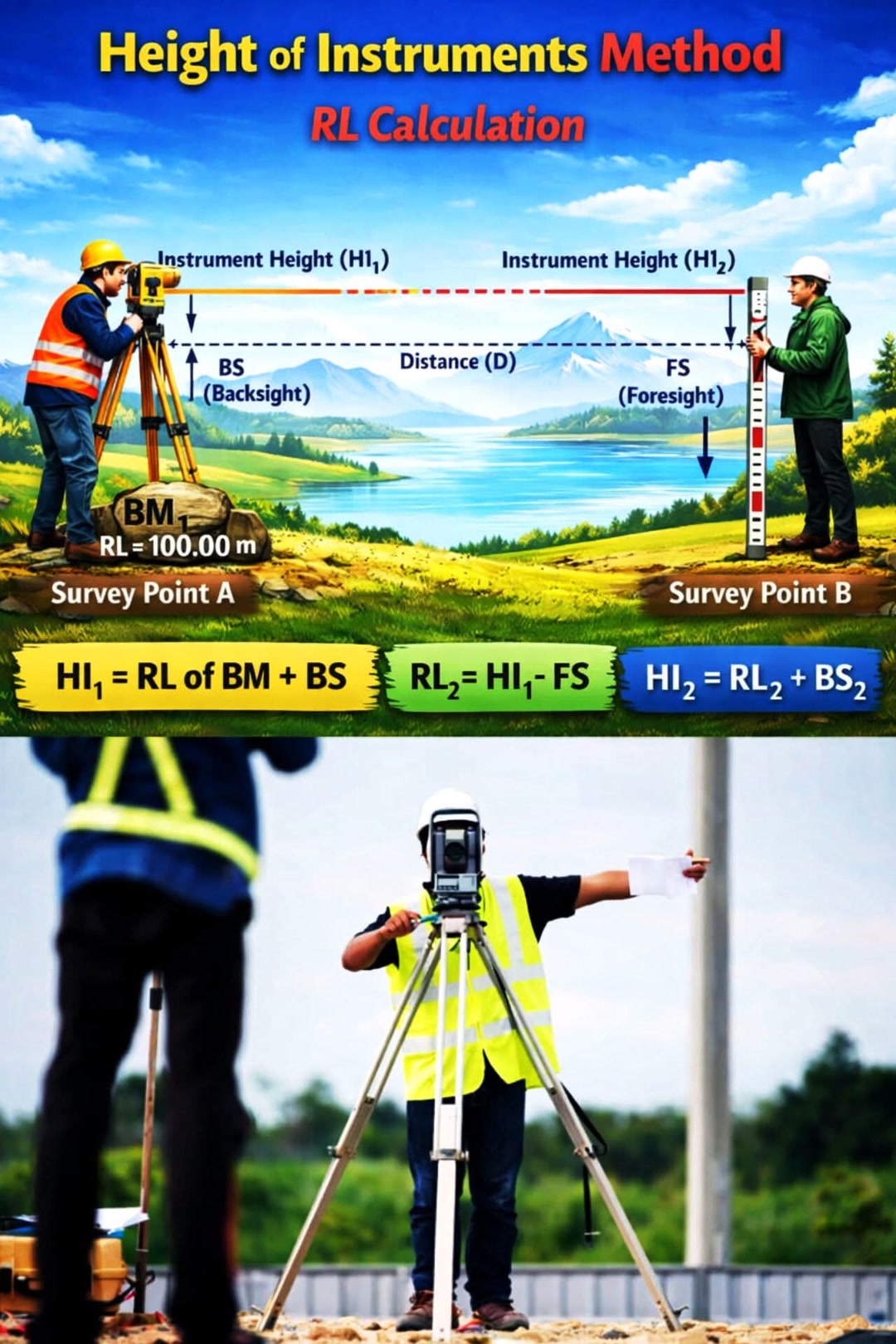 The Height Of Instrument Method Simplifies Reduced Level Calculations ...