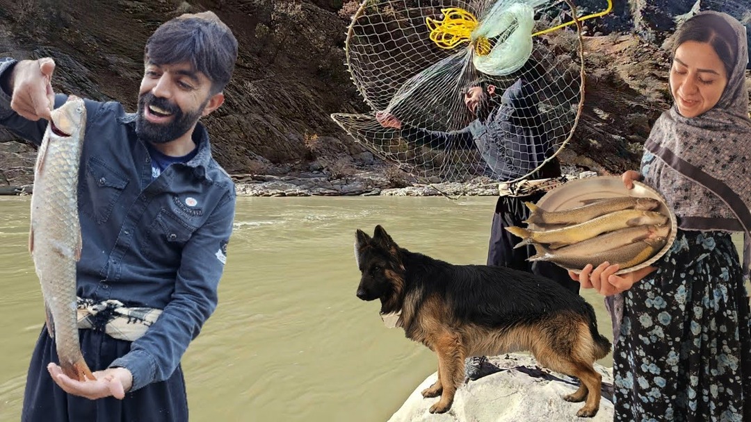 Vali’s Fishing Journey to the River to Provide for His Family'🏔🐟 🎣.Ep40 ...