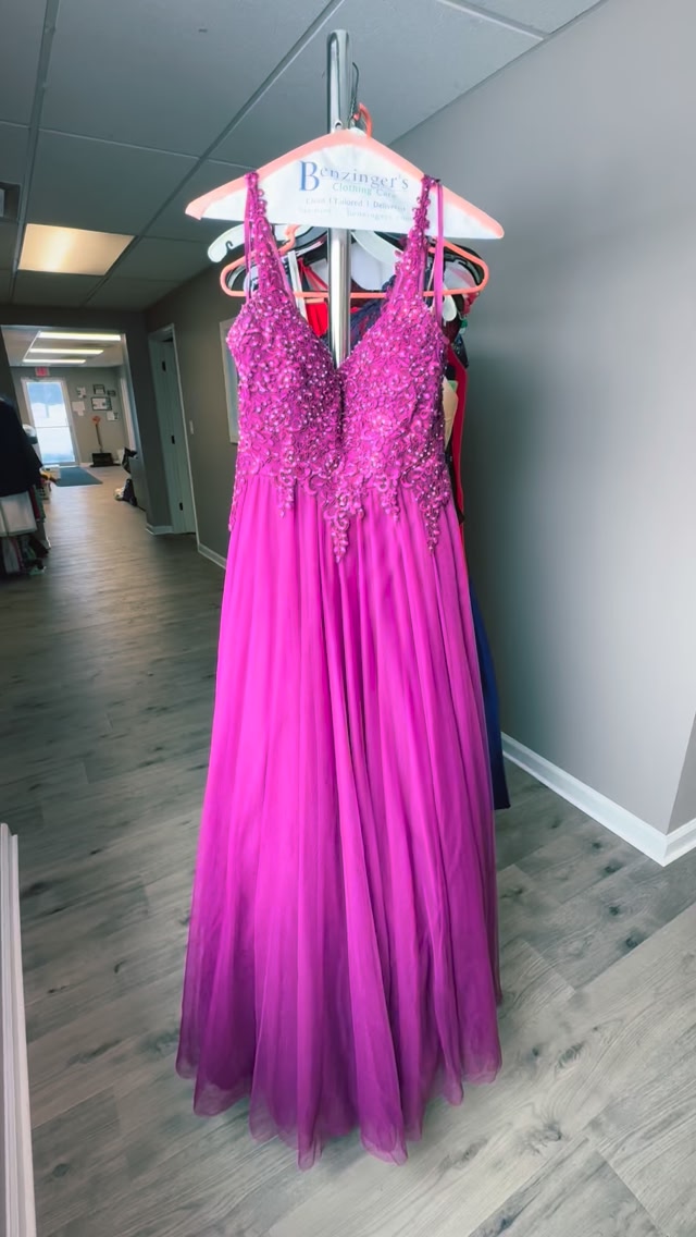 dresses prom burgundy LaDivine CD393 Long Prom Fitted Evening Formal Dress main image 1