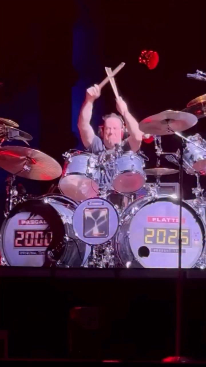Great angle of my drum solo from the Nashville show. | Jim Riley | Facebook