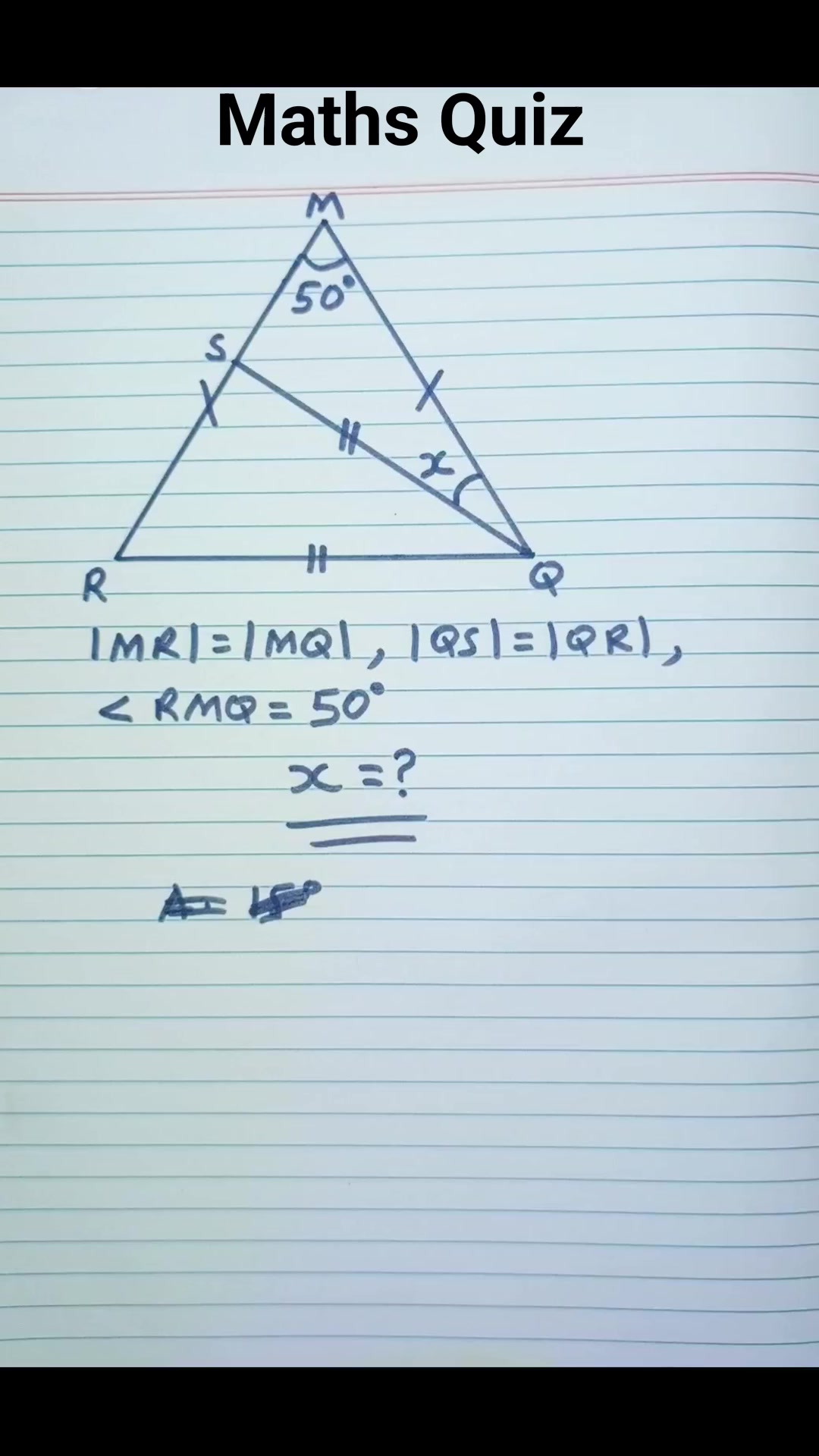 Maths Quiz: Geometry! #mathswithrichardowusu #fypシ #foryouシ ...