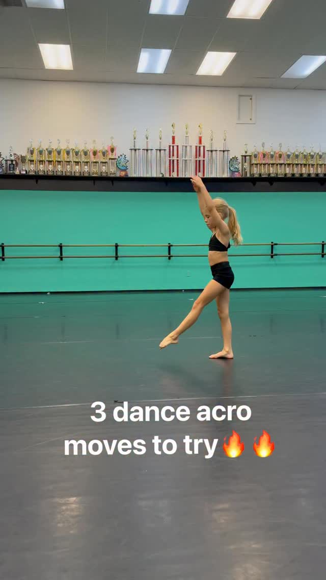 3 dance acro moves to try🔥 #dance #fyp #dancer #diml #dayinmylife # ...