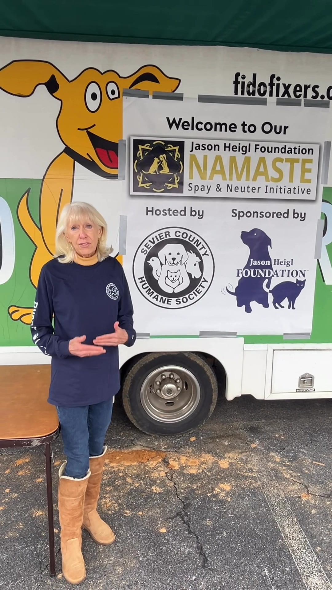 Today we thank the Jason Heigl Foundation who sponsored this Namaste ...