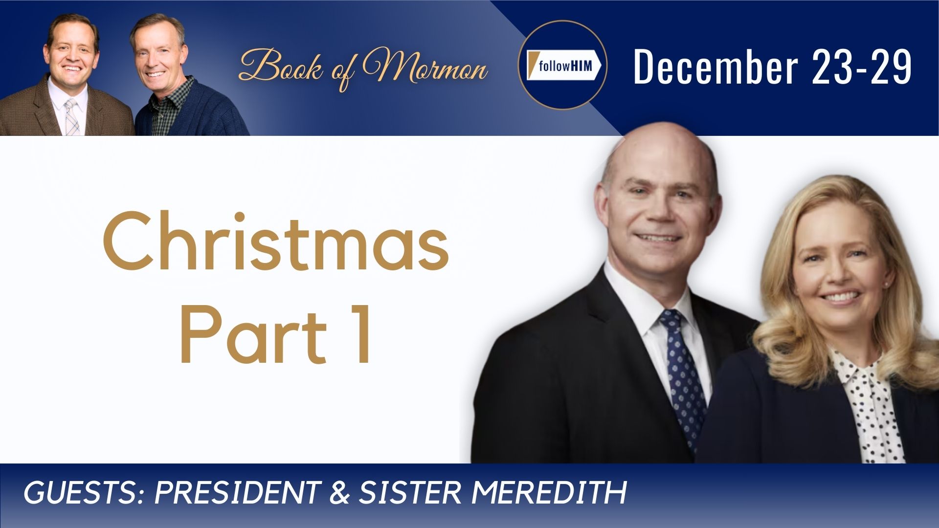 Merry Christmas! Brother and Sister Meredith share their testimonies of ...
