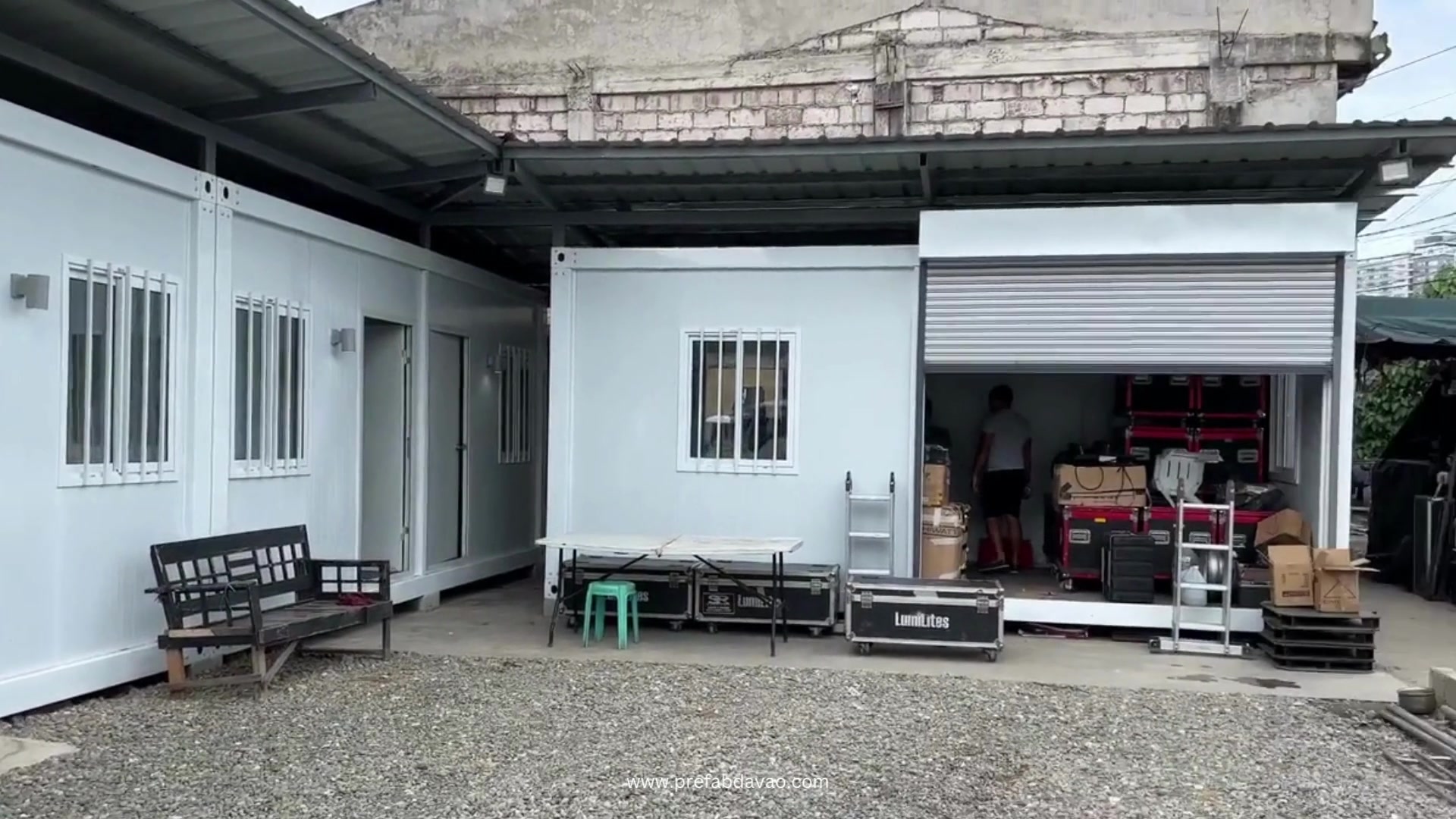 Prefabricated Container Van Basic unit specifications: -3m X 6m X 2.8m ...