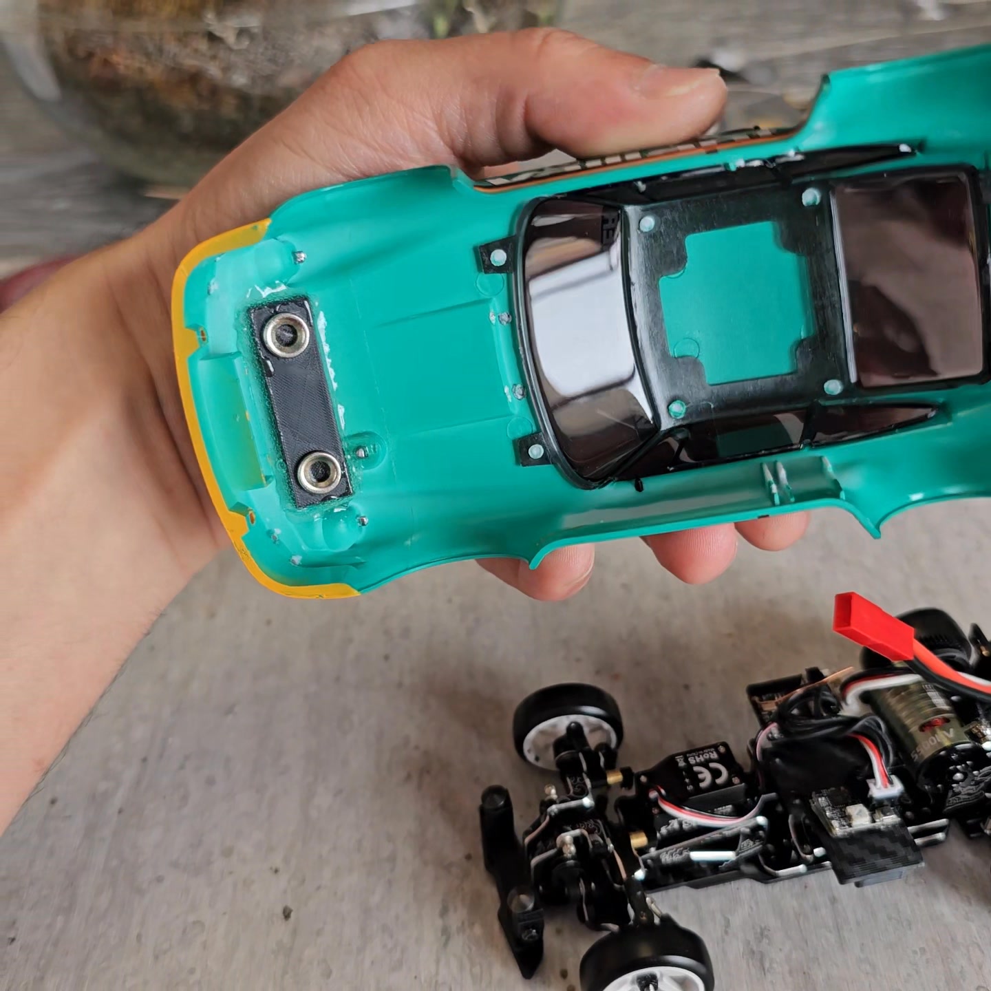 Onisiki Nekomata. Mod. 86mm. WB. Kyosho AutoScale Mini-Z Porsche