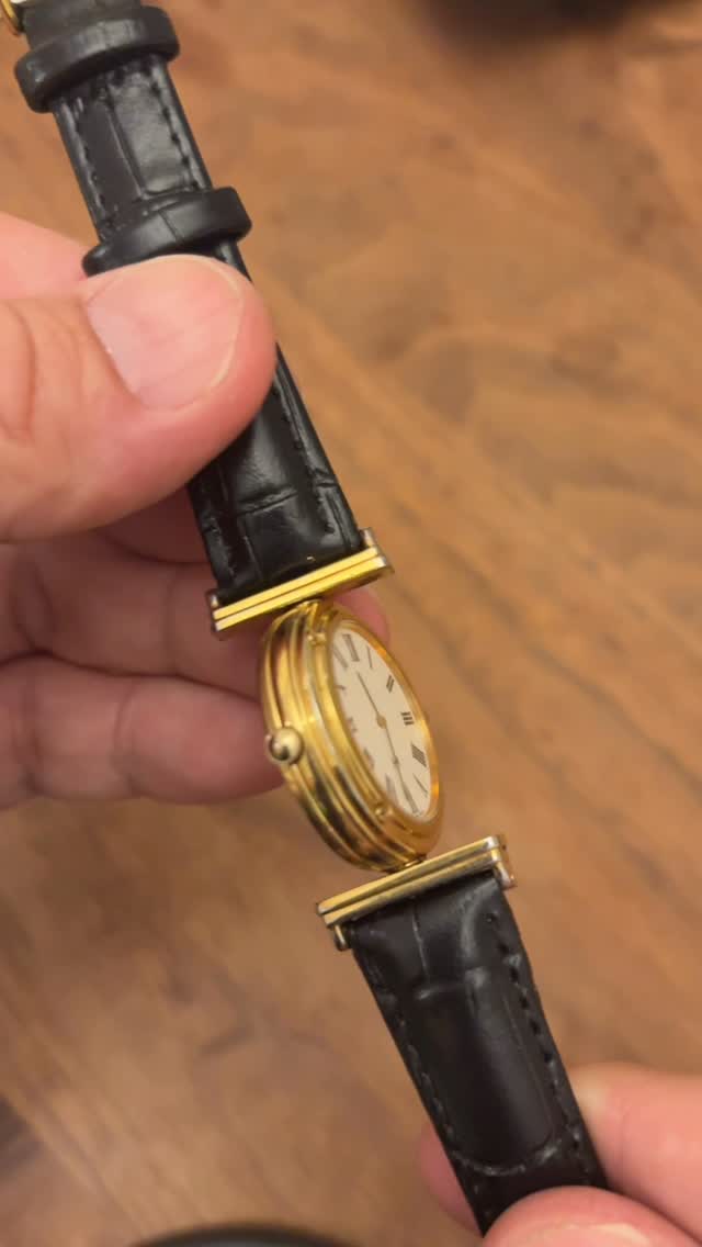 新品電池/稼働　セイコー　Hanae Mori 腕時計 クォーツ　ヴィンテージ Sale🔥🔥🔥🔥🔥🔥 Super rare Seiko×Hanae Mori Reversible watch This