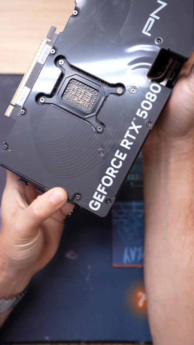 Nothing like a fresh out of the box gpu getting torn apart and sanded ...