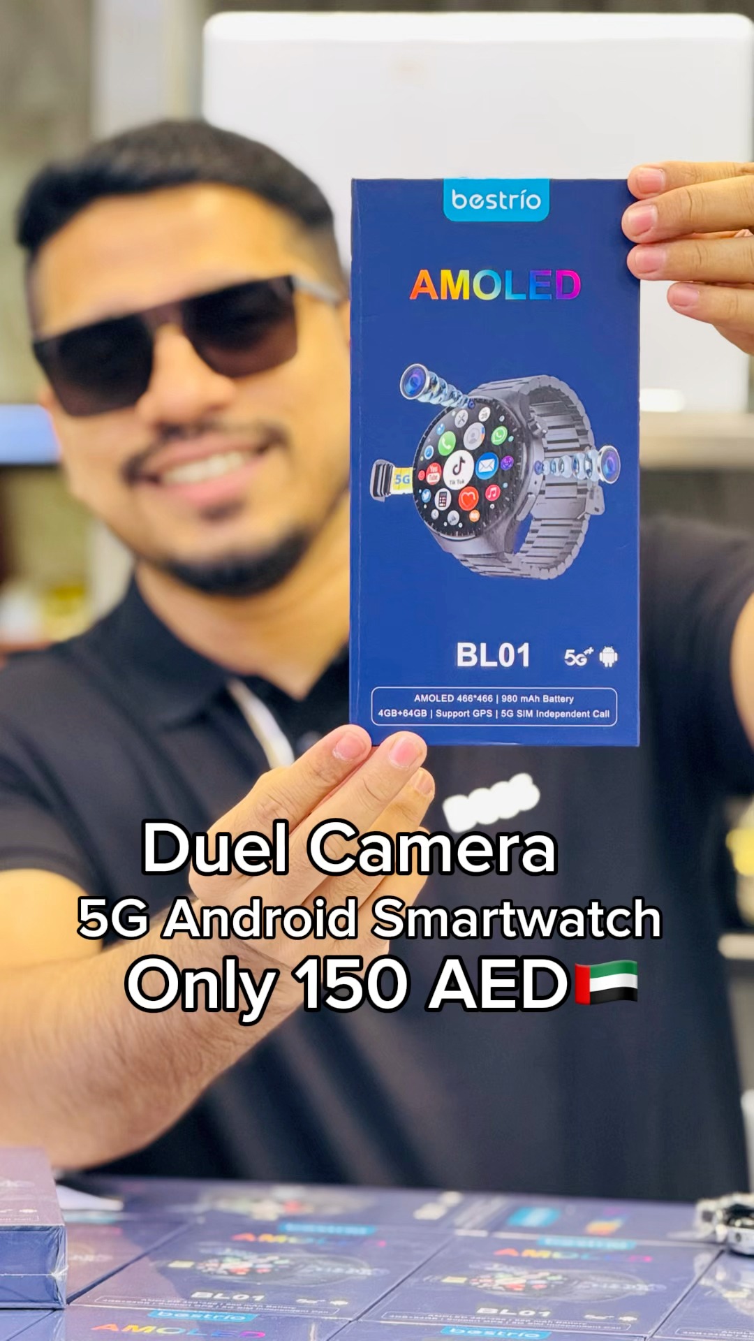 ⌚ BL01 Android Smartwatch 5G⚡ 4GB RAM + 64GB Storage📸 Dual Camera ...