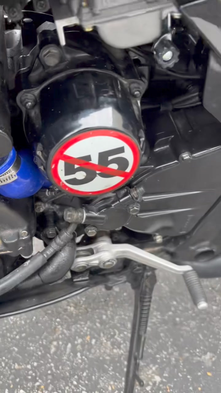 Check out this incredibly well-preserved 1987 Ninja motorcycle