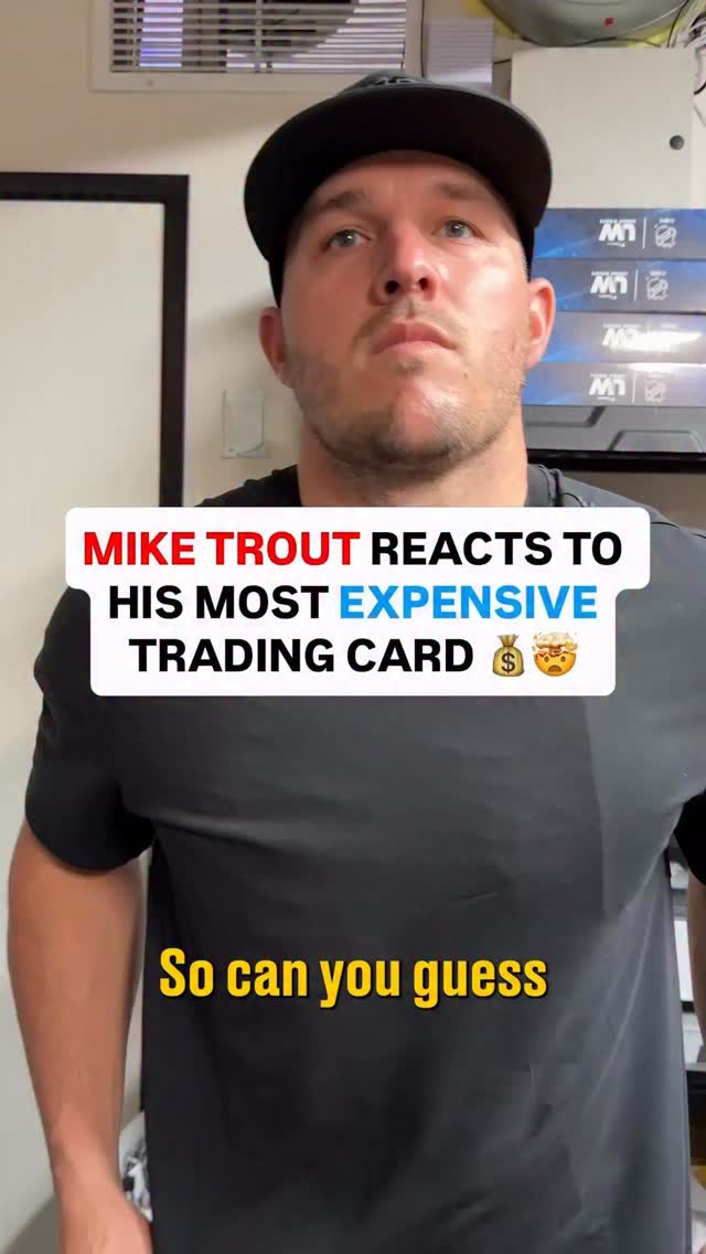 Mike Trout couldn't believe what this collector paid for his card
