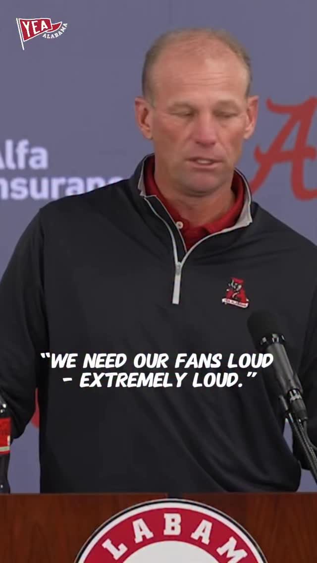 Alright Alabama fans, coach has issued a statement that he needs you to ...