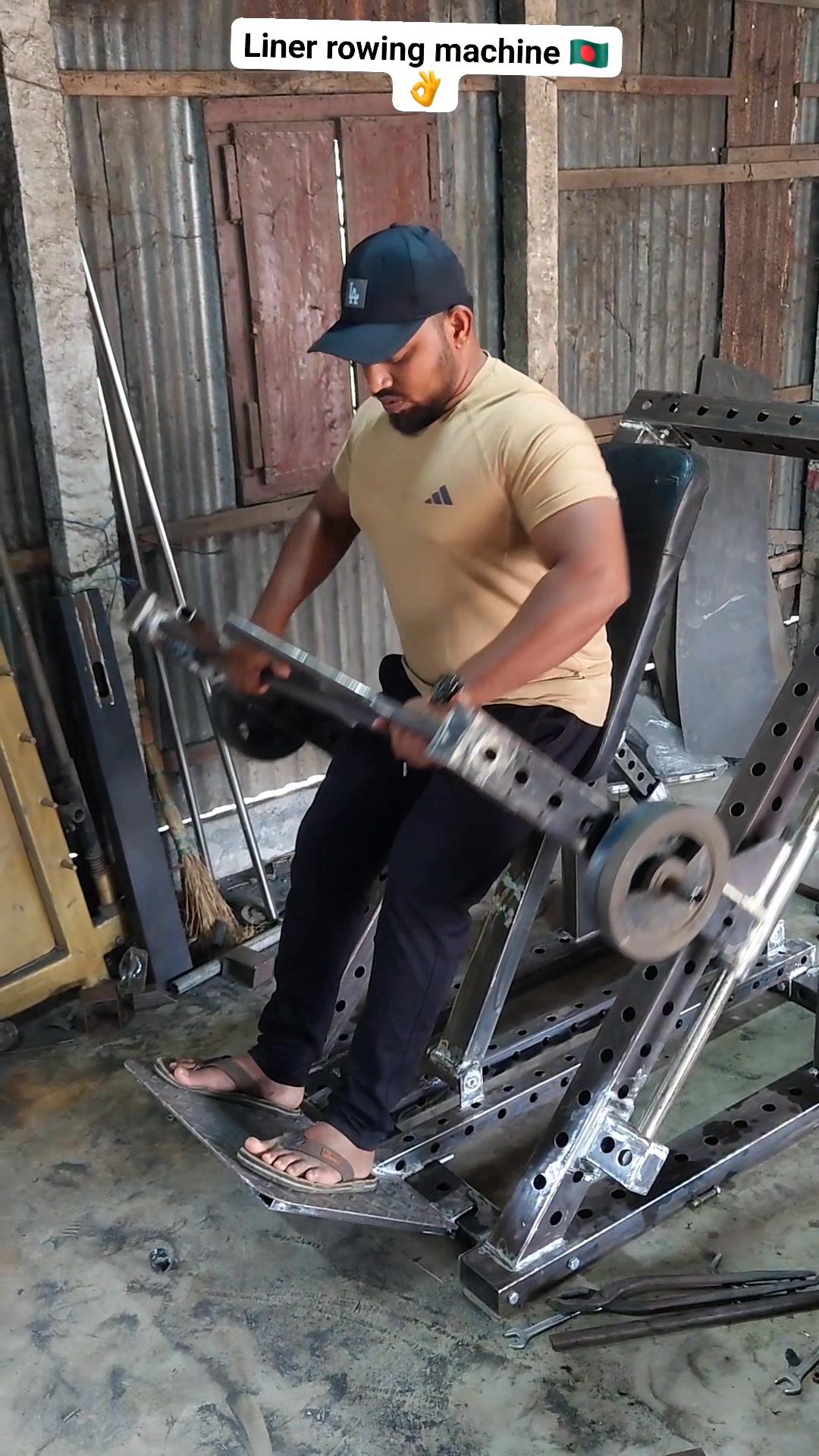 Liner rowing machine 01857427848 #irontech_fitness #bangladesh #gym # ...