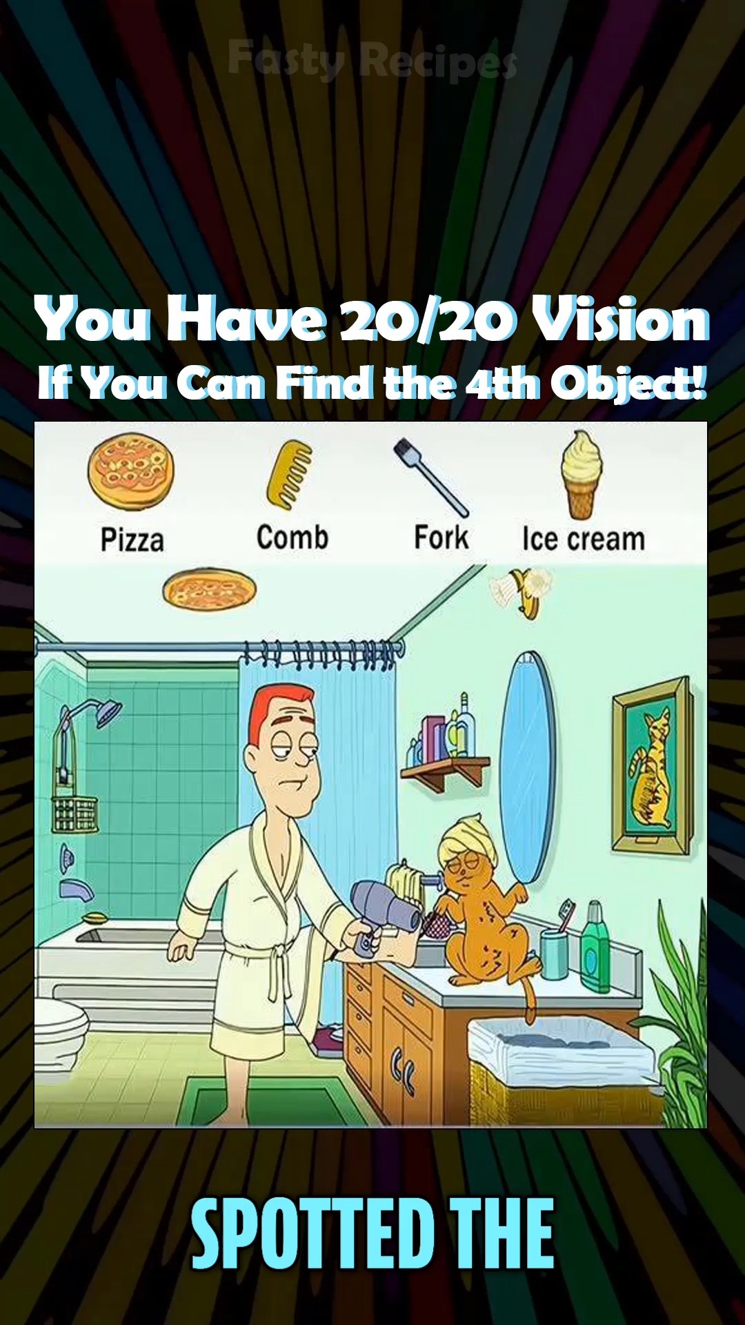 You have 20/20 vision if you can find the 4th hidden object in this ...