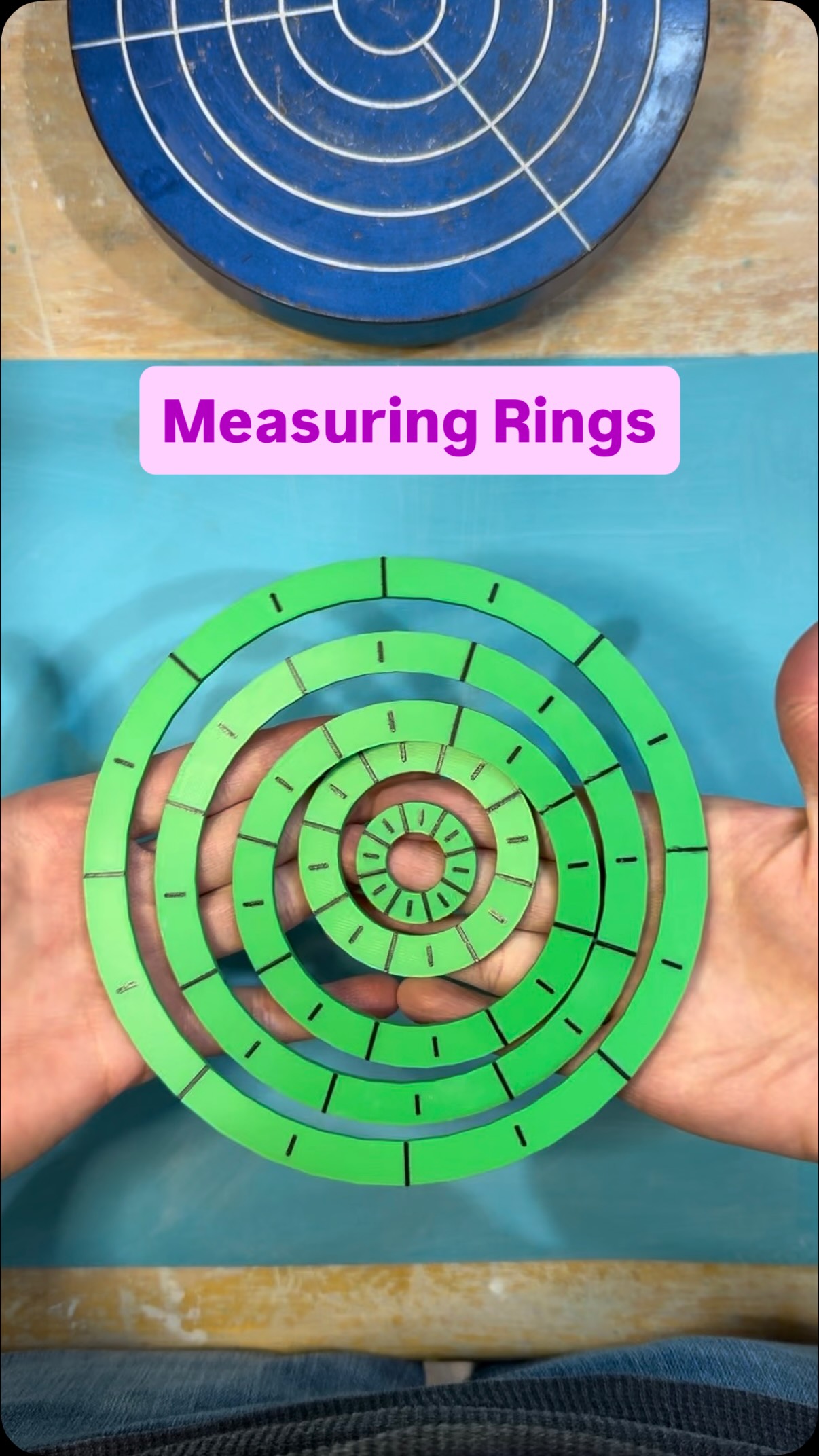 I finally finished these measuring rings! They are a great and handy ...