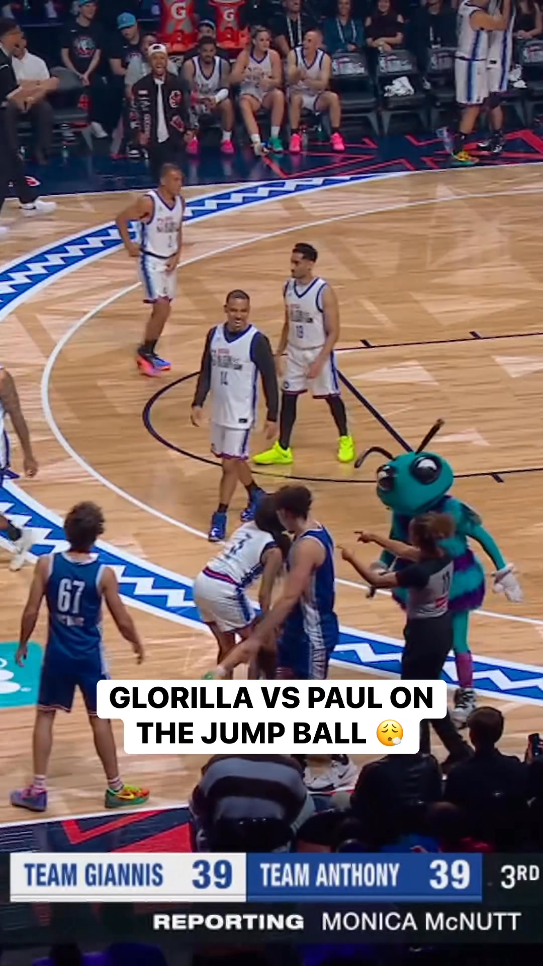 GloRilla & Taylor Frankie Paul battling on the hardwood 😤 Tap to watch ...