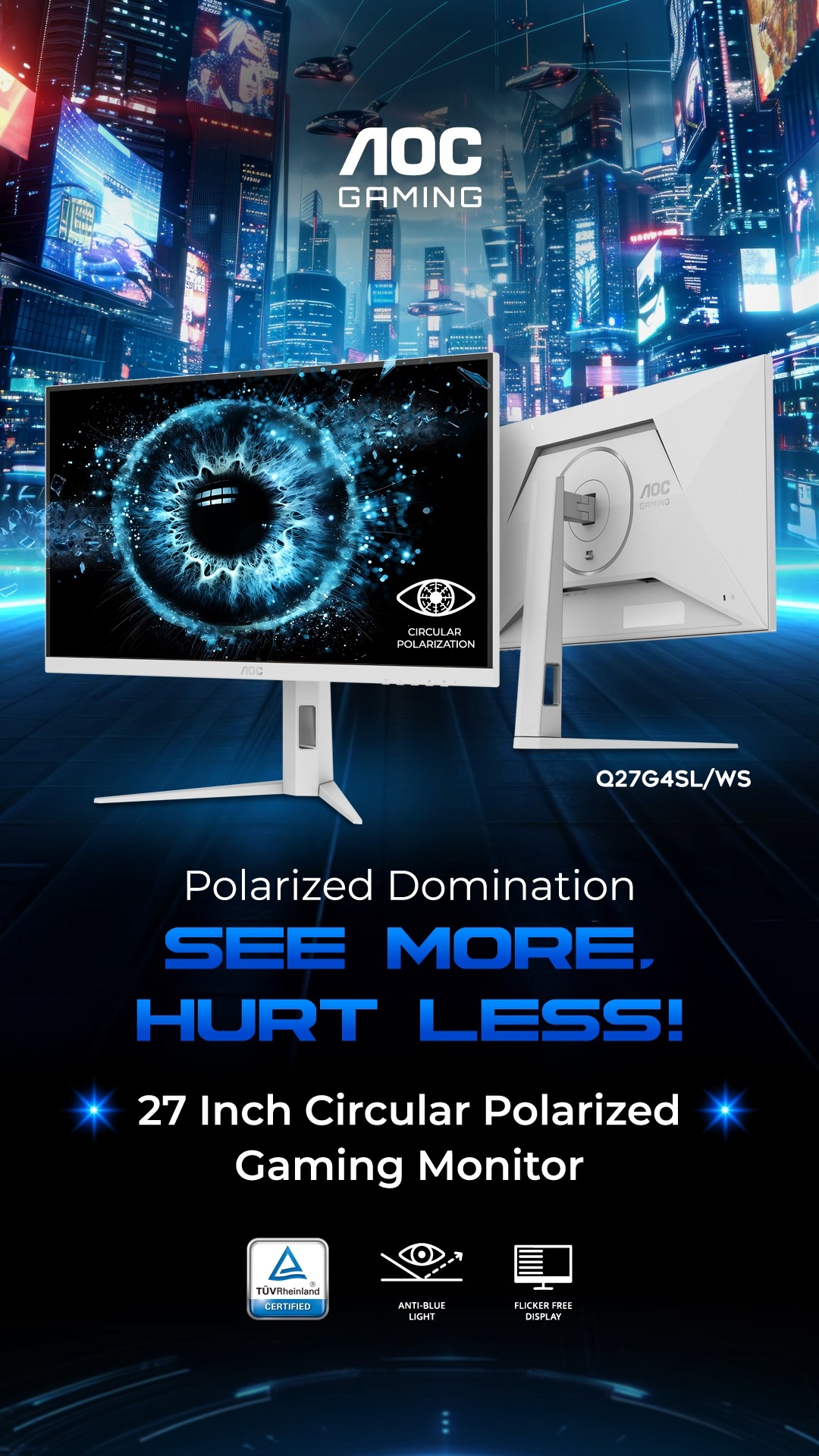 🌟 Q27G4SL/WS — Frame-Perfect Esports The world’s only 320Hz gaming ...
