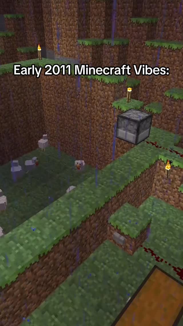 The old textures of Minecraft are something to behold. The water and ...