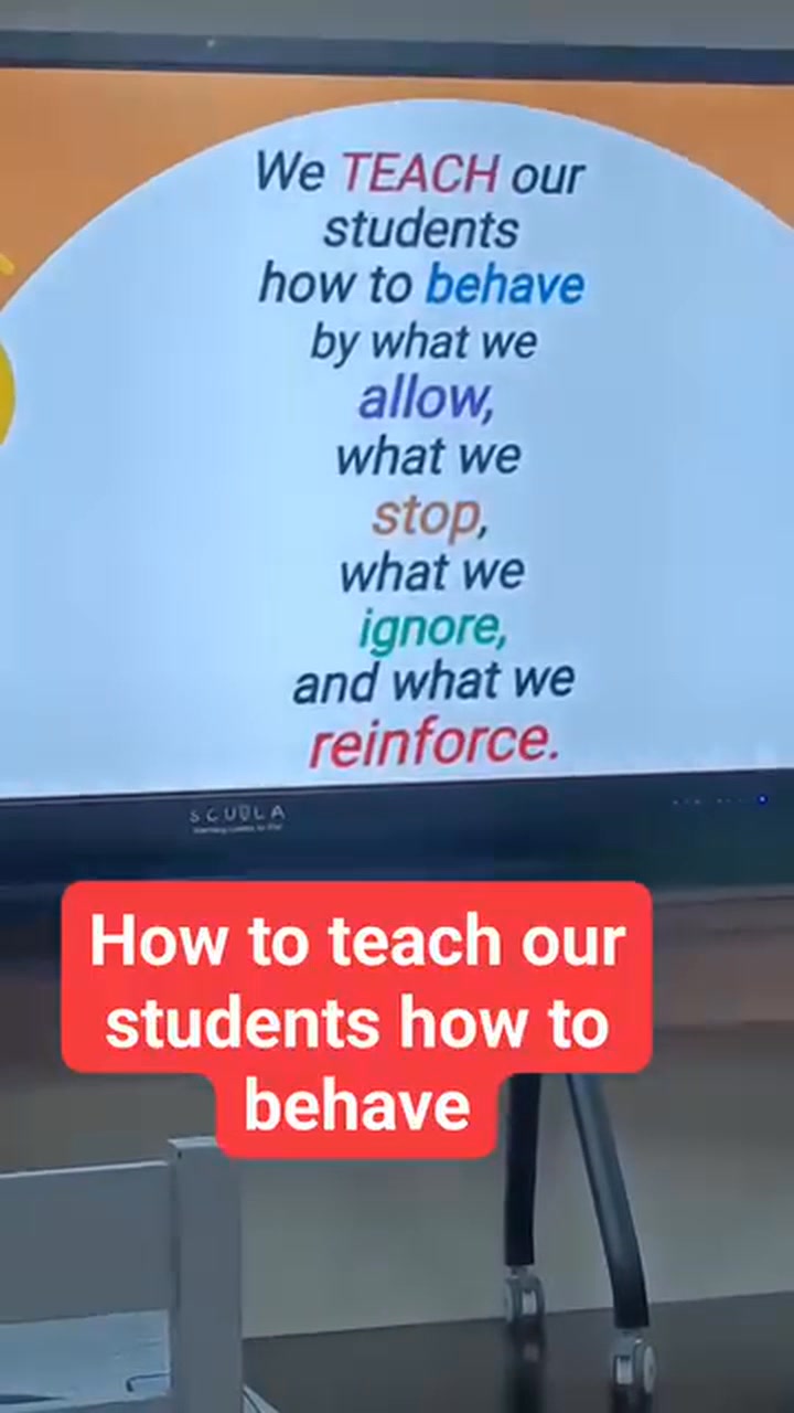 How does your students behave in class? Take note of this strategy. And ...