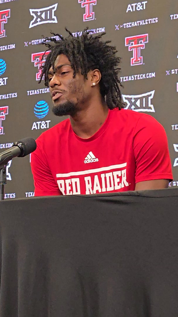 Texas Tech cornerback Amier Boyd speaks on his first interception as a ...