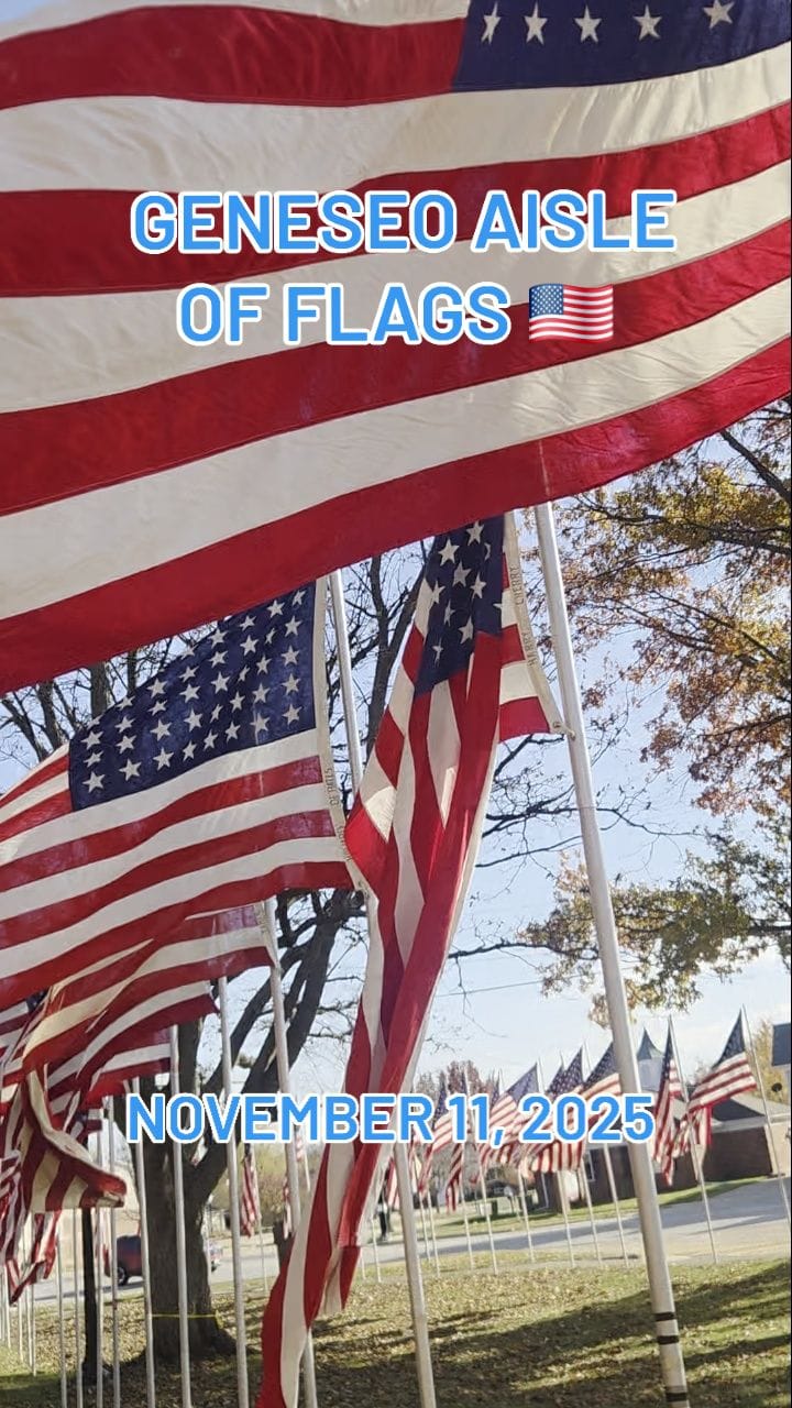 The Geneseo Aisle of Flags is a stirring tribute to local Veterans ...