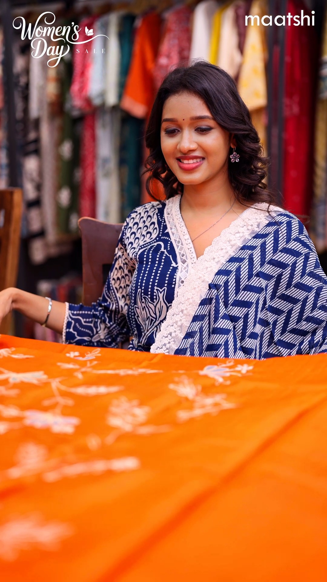 ladies dress materials online shopping Premium Tussar | Women’s Day Sale – Up to 30% OFF READY TO SHIP