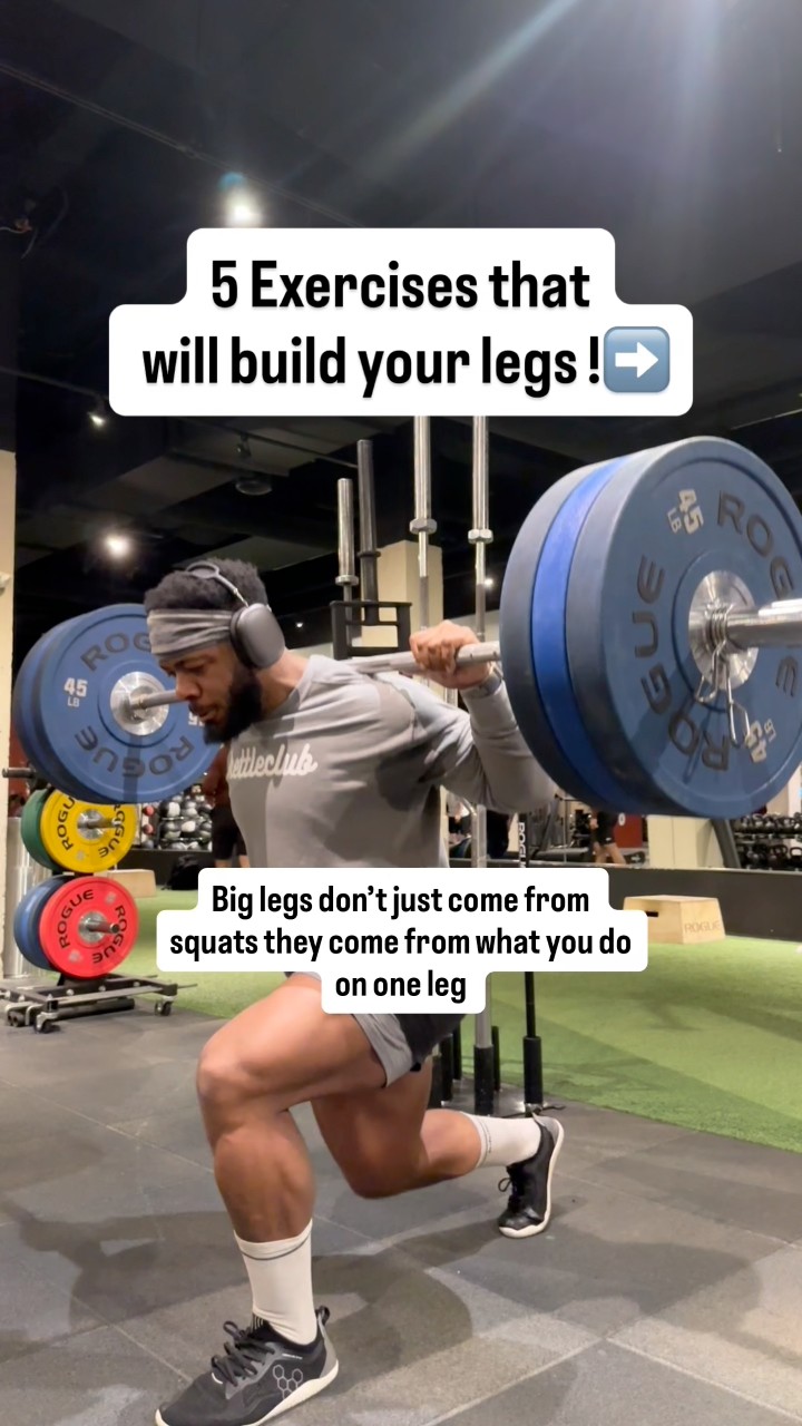 If your leg day is ONLY squats & deadlifts… your legs are leaving gains ...