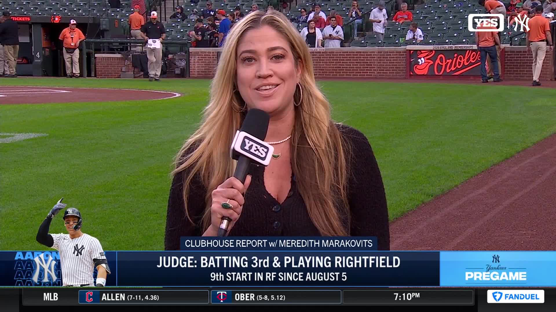 During her clubhouse report Saturday, Meredith led off with an update ...