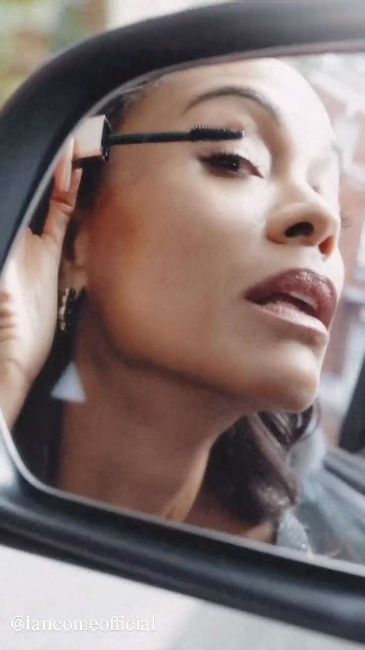 Zoe Saldaña for Lancôme's Lash Idôle, Hypnôse and Lash Idôle Curl