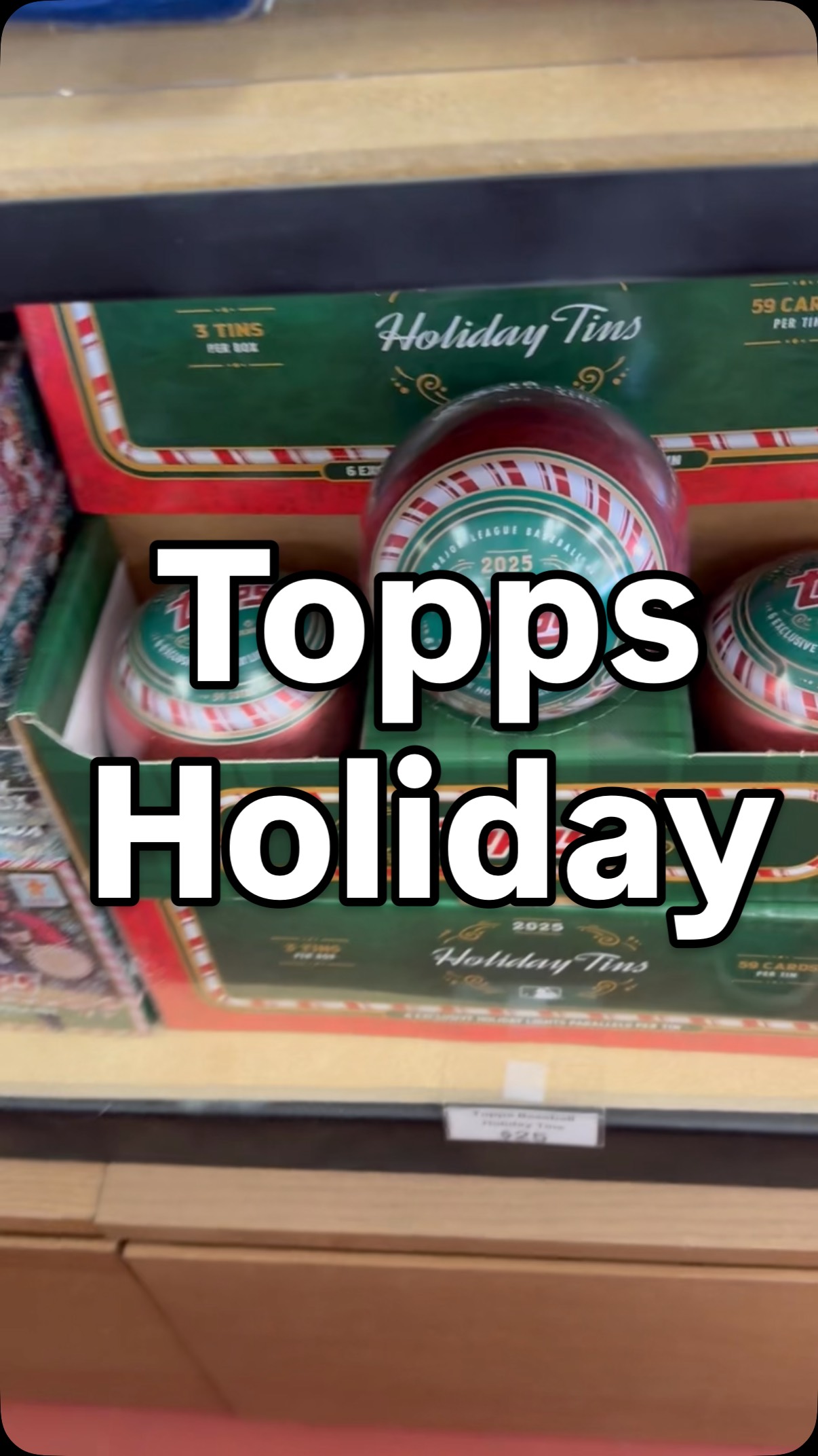 What kind of cards are in this year's Topps Holiday Baseball set