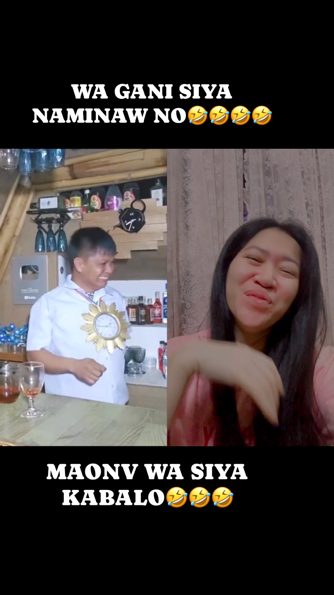 Wala gani siya naminaw no maong wa siya kabalo 🤣🤣🤣 #hay nako nmo bulkit ...