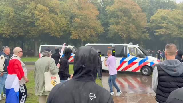 20.09.2025 Netherlands 🇳🇱 Demonstation in Den Haag against migrants ...