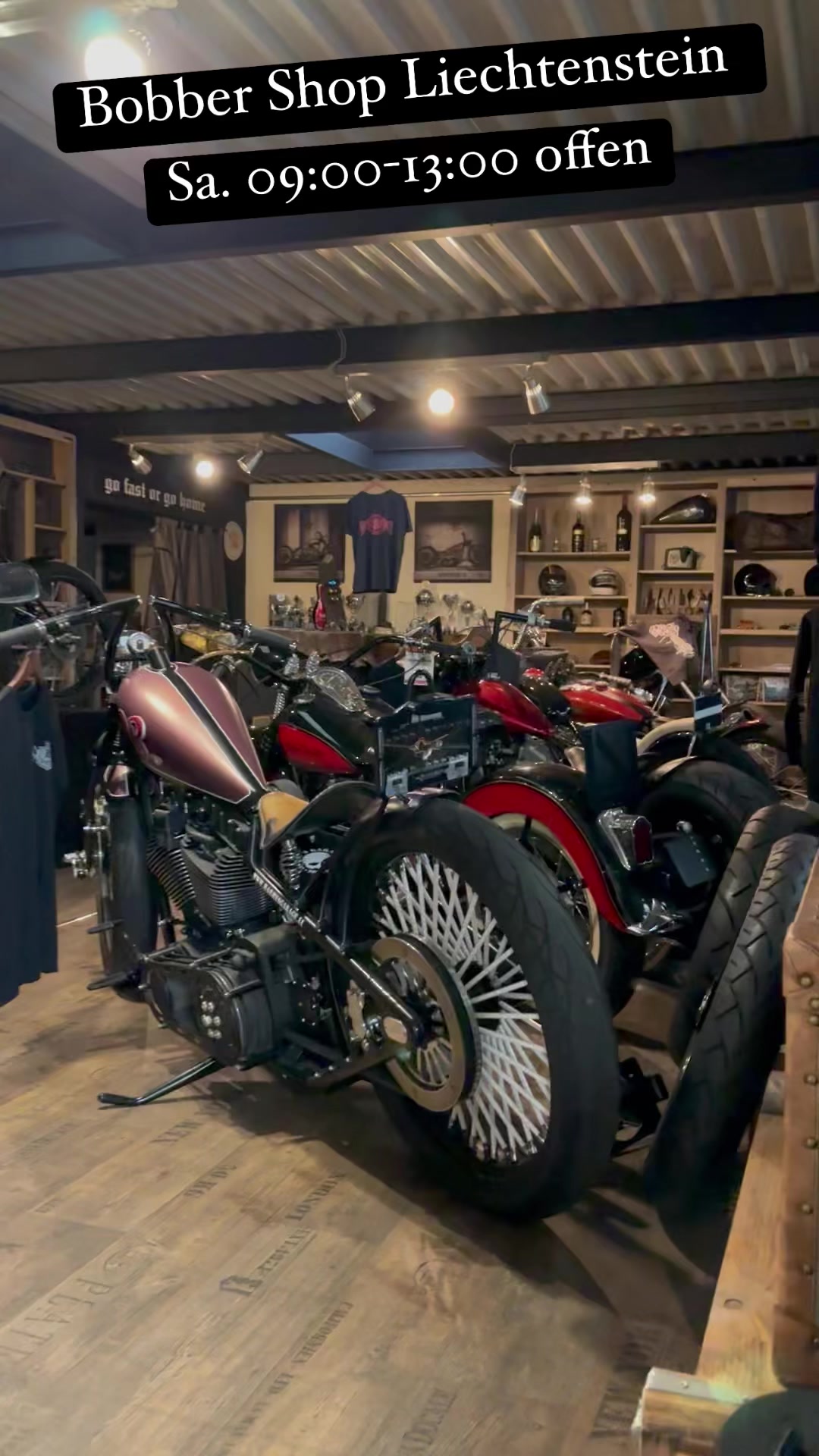 Bobber Garage Shop Liechtenstein Jeden Samstag von 09:00 - 13:00 offen ...