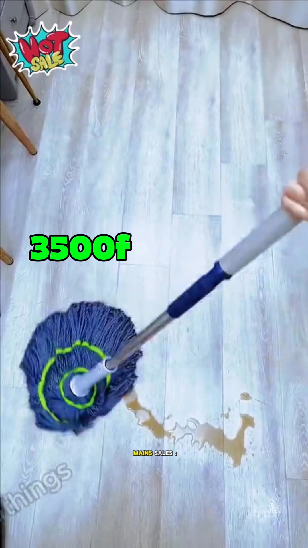 🛑🧹 Balai Serpillière Rotatif Ultra-pratique 🧹 Fini les corvées ...
