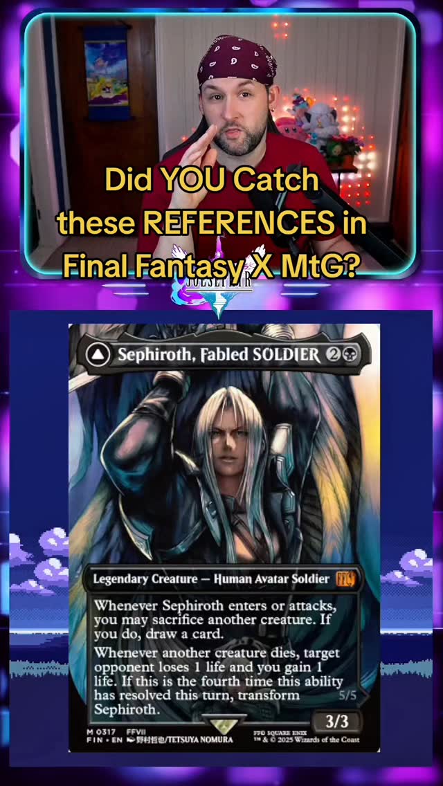 Anyone have the sephiroth or cloud poster from the MTG panel they