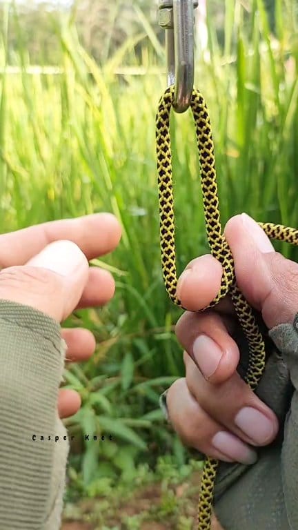 The tying trick is very easy and strong #knot #rope #diy #outdoor # ...