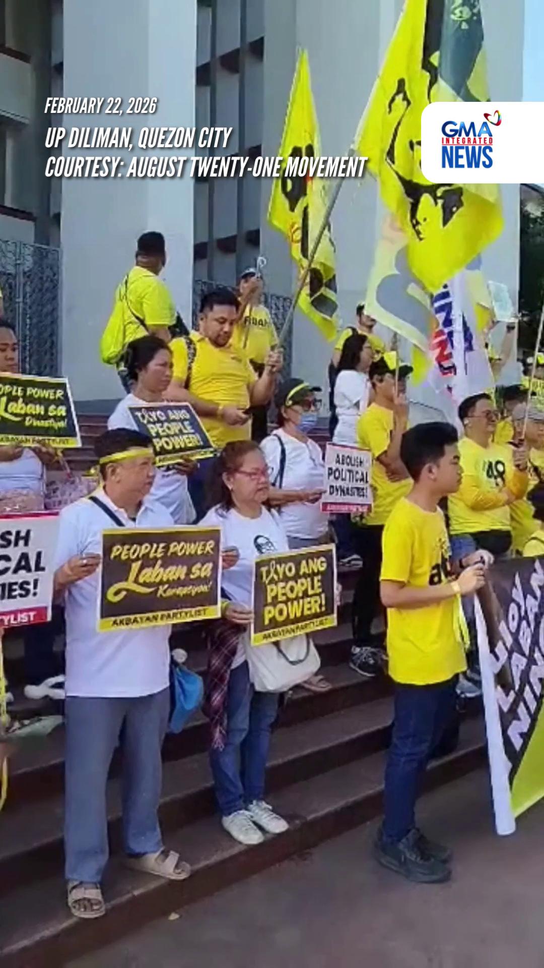 TINGNAN: Pinangunahan ng August Twenty-One Movement (ATOM) ang ROAR ...