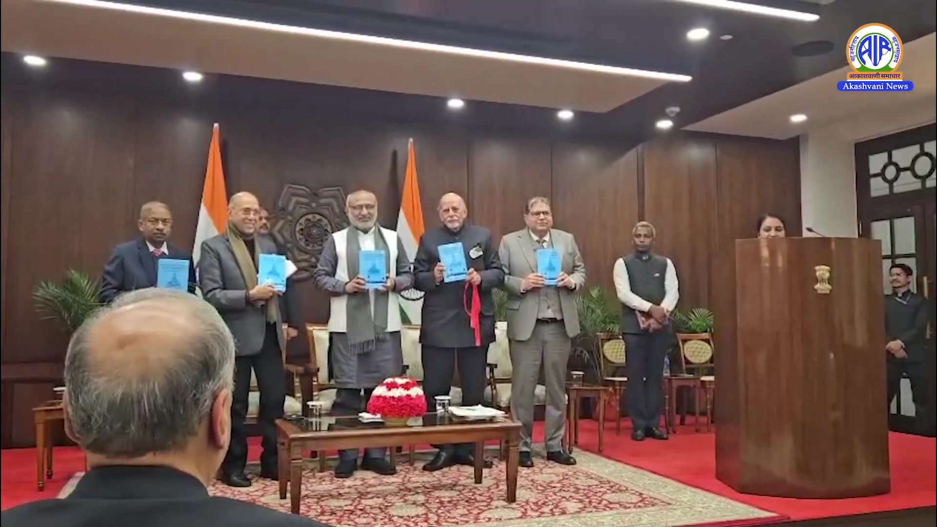 Vice President Dr C P Radhakrishnan launches a book 'Chalice of ...