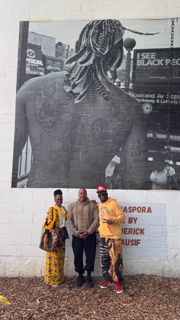 Immortalized in BROOKLYN 👑 So incredible to see this Iconic