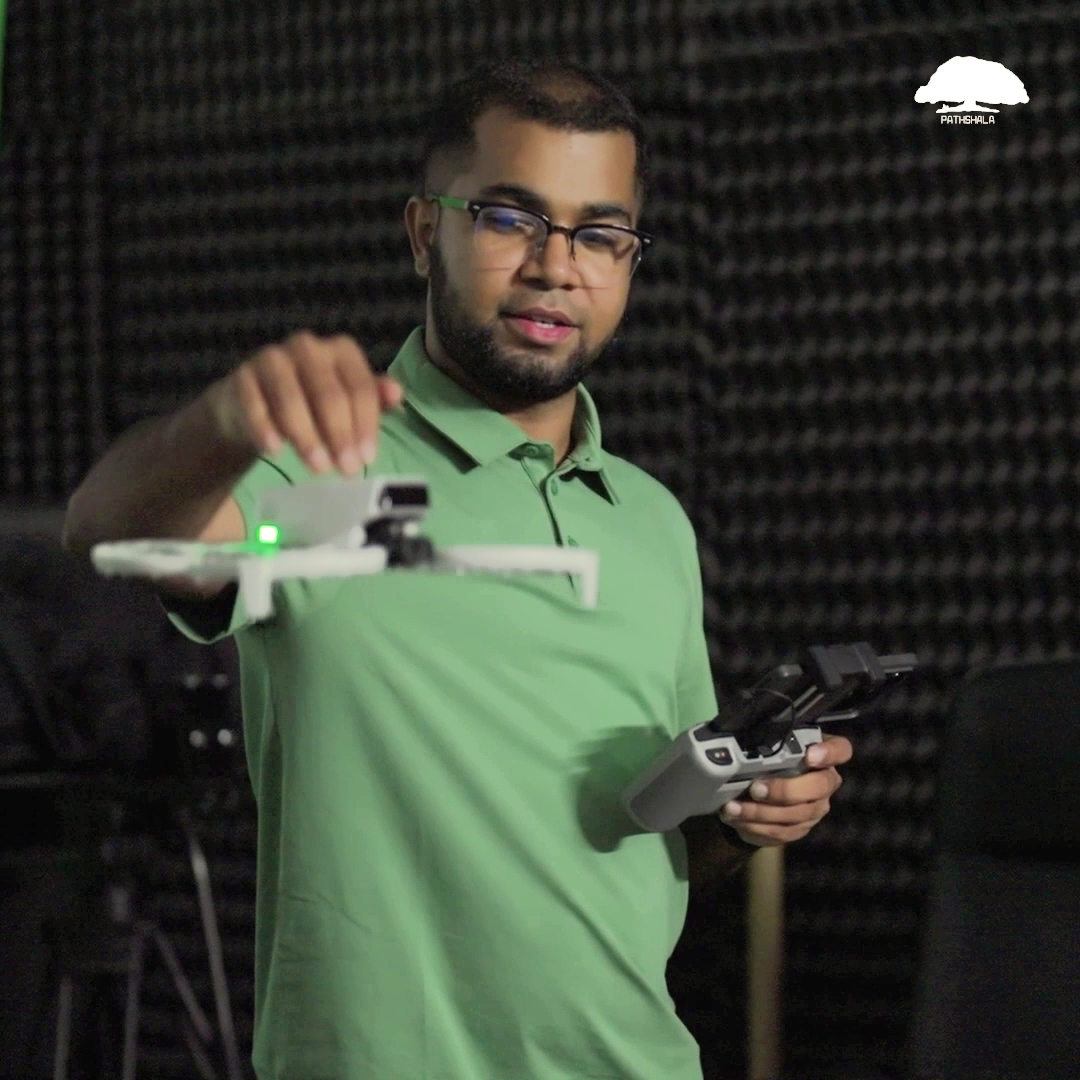 A drone camera workshop was conducted by Rifat Chakladher Fahim, an ...