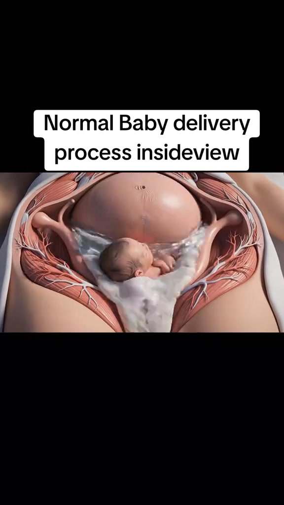 Normal Baby delivery process insideview#process #human #anatomy # ...