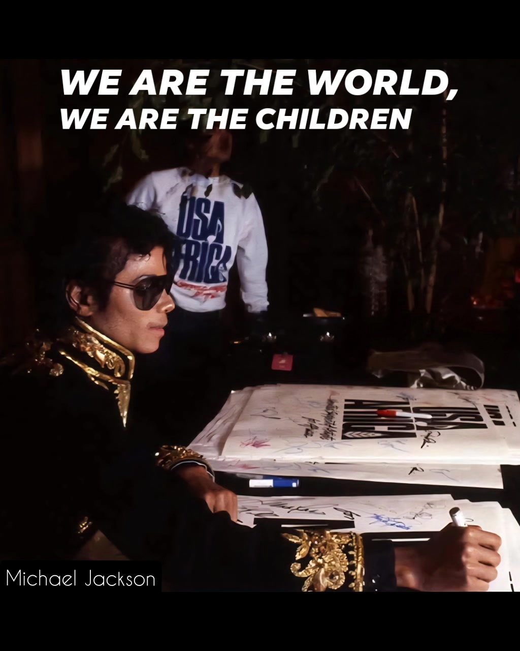 Michael Jackson 🎶👑 We Are The World - USA for Africa In 1985