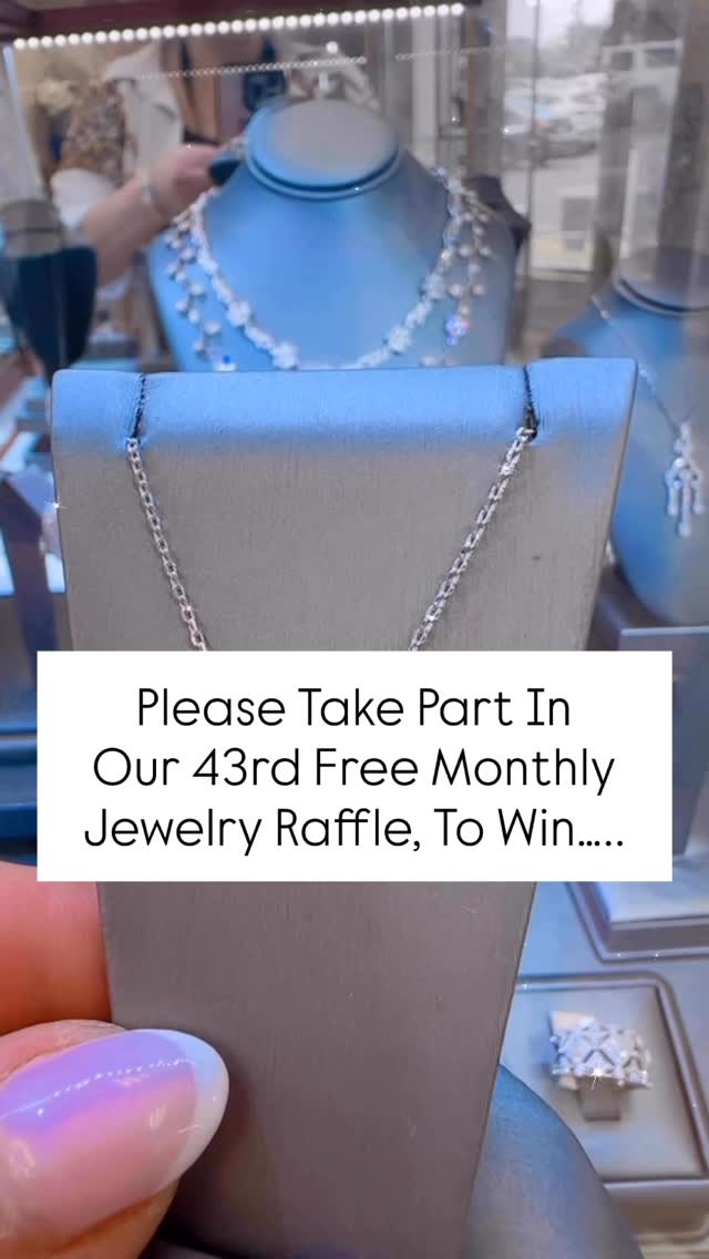 New Month is here and so is our Monthly, Free, Jewelry Raffle 👏👏 Please ...